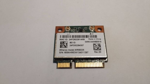 Atheros AR5B225 Laptop WiFi s Bluetooth 4.0 krtya 300Mbps