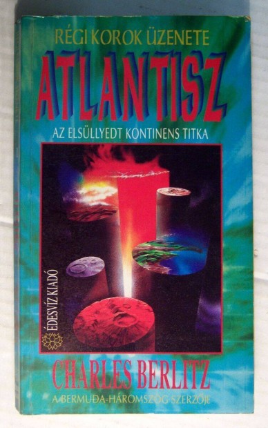 Atlantisz (Charles Berlitz) 1991 (viseltes) 6kp+tartalom