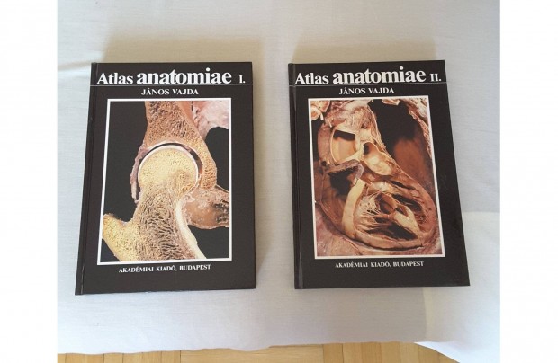 Atlas Anatomiae I-II. Jnos Vajda Anatmiai atlaszok 1-2. egyben