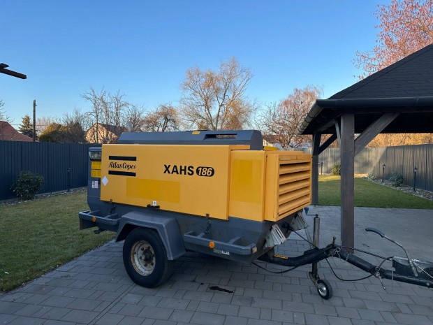 Atlas Copco Xahs 186 vontathat csavarkompresszor