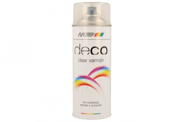 Átlátszó lakk MoTip 400ml (spray)