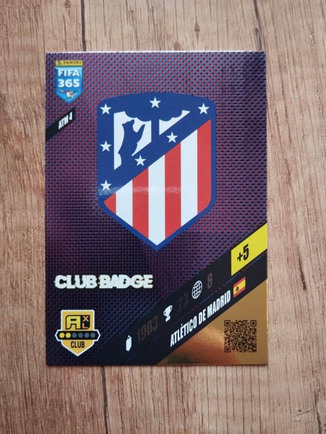 Atletico Madrid FIFA 365 2024 Club Badge Cmer Logo focis krtya