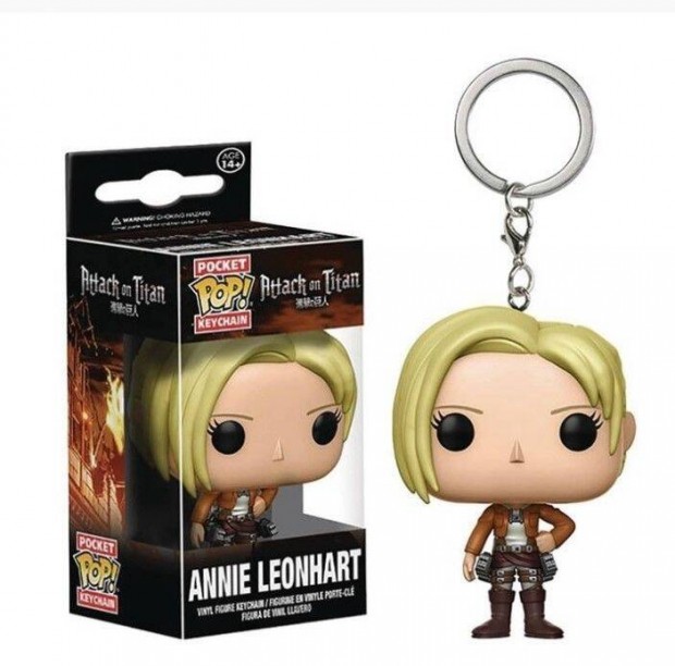 Attack On Titan AOT Annie Leonhart kulcstart Funko Pocket POP dobozza