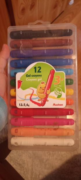 Auchan Gel Crayons - gyerek gel rajzkszlet