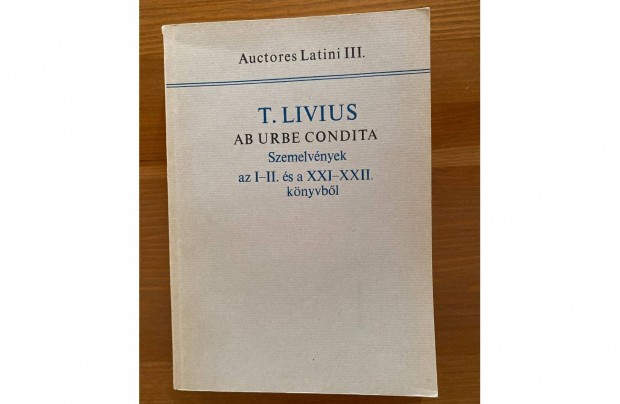Auctores Latini III. - Livius: Ab Urbe Condita
