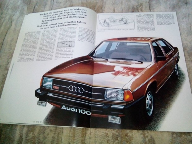 Audi 100 (1978) prospektus, katalgus.