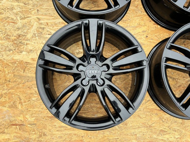 Audi 17" 5x112 fekete gyri alufelni elad 17 coll A3 Q3 A4