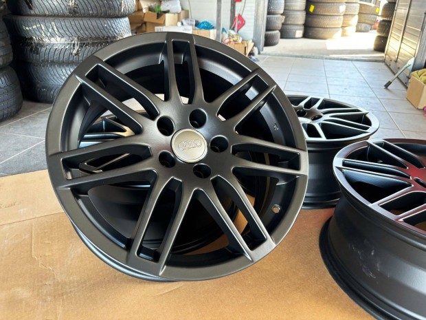 Audi 17" 5x112 matt fekete alufelni elad 17 coll A4 A6