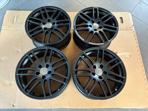 Audi 17" 5x112 matt fekete alufelni elad 17 coll A4 A6