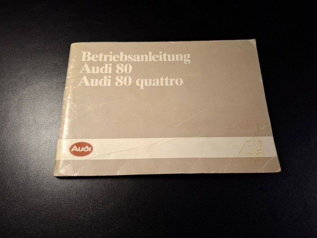 Audi 80 B2 kezelsi utasts nmet nyelv