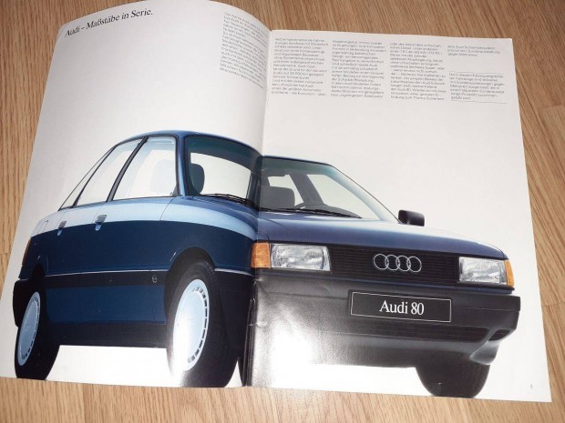 Audi 80 prospektus - 1988, nmet nyelv