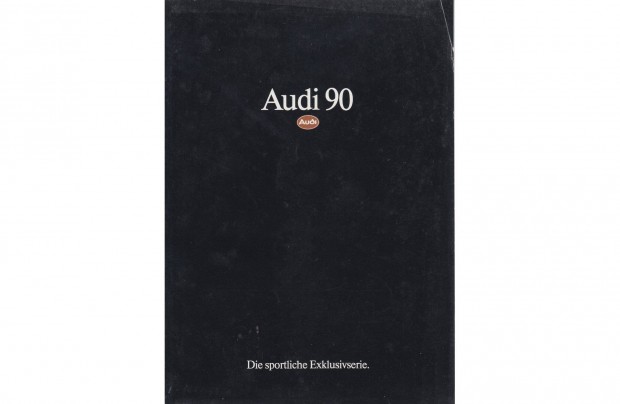 Audi 90 prospektus