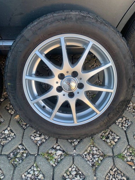 Audi A1 A2 A3 Skoda Volkswagen R15 könnyűfém alu felni szett téli gumi