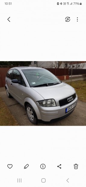 Audi A2 1.4 benzin tempomat