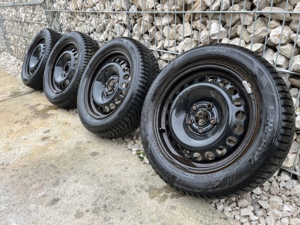 Audi A2 5x100 15" lemezfelnik tli gumikkal