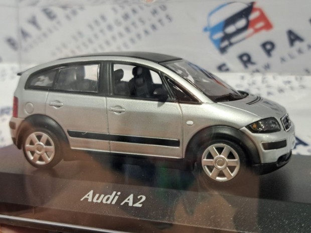 Audi A2 (2000) - ezst -  Maxichamps - 1:43