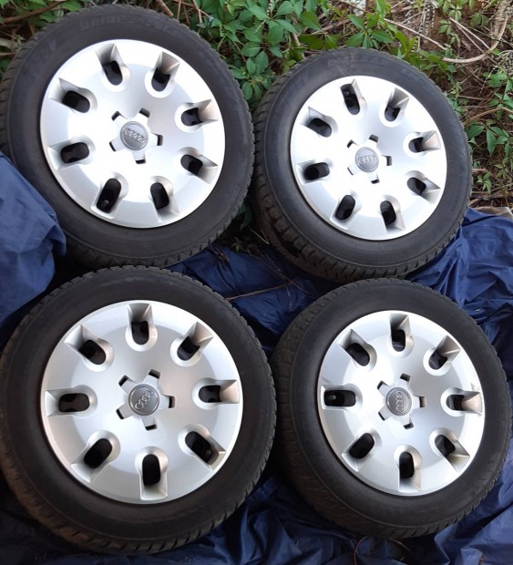 Audi A2 felni garnitúra+dísztárcsa 15" 5x100