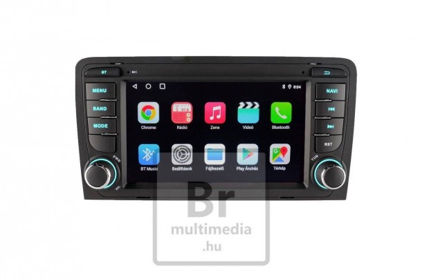 Audi A3 8P Android Carplay Rdi 2Din Multimdia Navigci Kijelz GPS