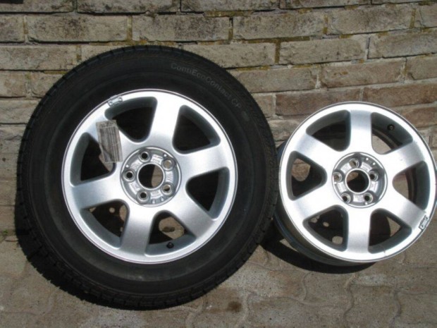 Audi A3 Új Alukerék 5X100 2db 6Jx15H2 ET38 8L0601025F 2db Gumi 205/60
