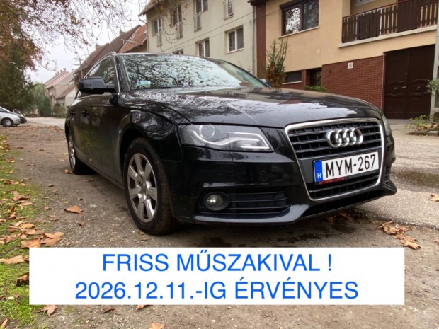 Audi A4 Avant kombi aut, szervizknyves