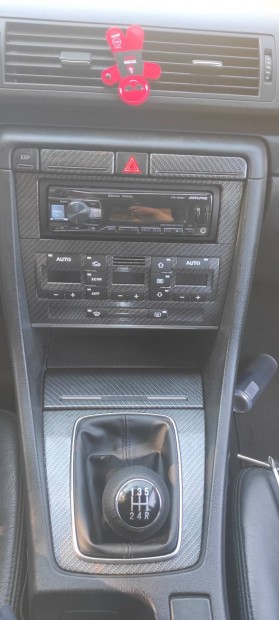 Audi A4 B6 - B7 klímavezérlő panel matrica, a kopott gombokra