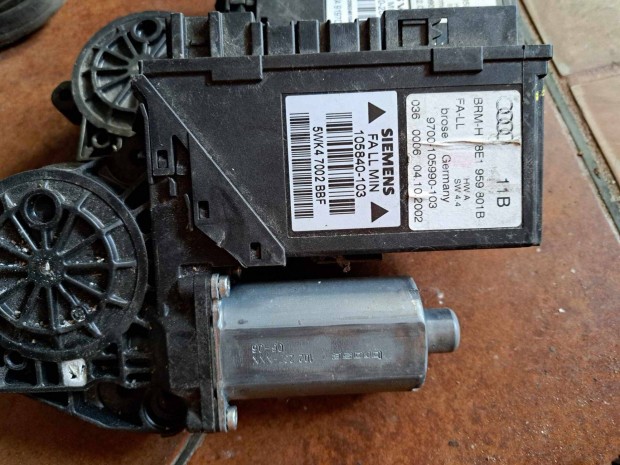 Audi A4 B6 bal els ablakemel motor 5WK 7002 BBF