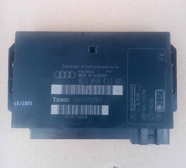 Audi A4 B7 komfort elektronika,modul 8E0959433BP