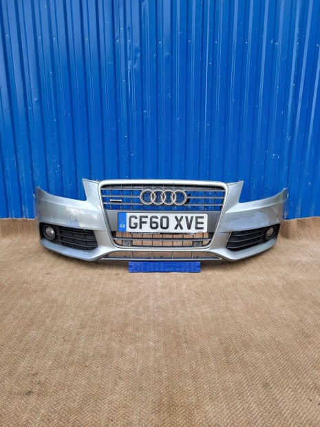 Audi A4 B8 2008- gyári 8K0807437 4 radaros első lökhárító, homlokfal