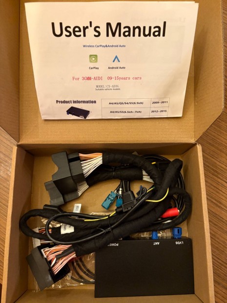 Audi A4 B8 A5 Q5 2009-2015 Carplay, Android Auto