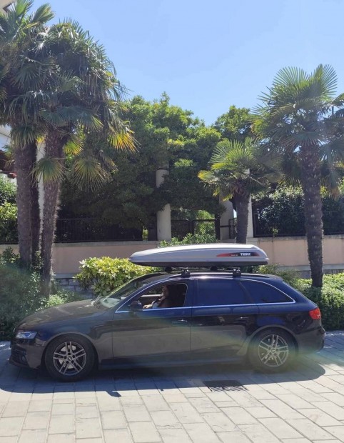 Audi A4 B8 tetcsomagtart s tetbox Thule 