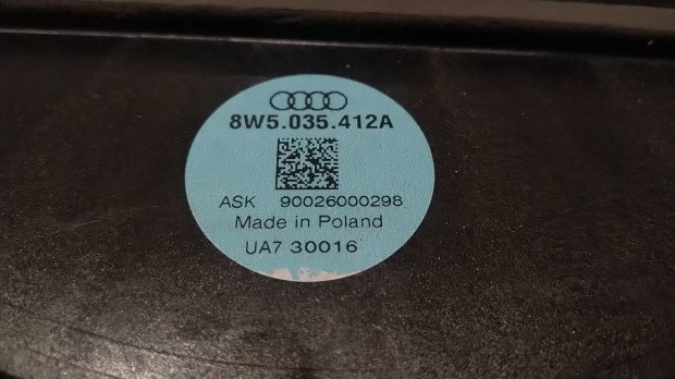 Audi A4 B9 mélynyomó B&O 8W5.035.412A