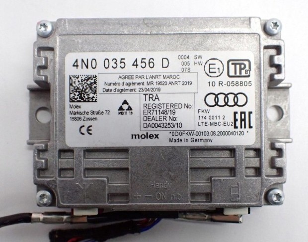 Audi A4 (B9 - 8W), Skoda Kamiq, Volkswagen ID.3 antenna erst modul