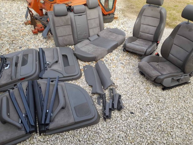 Audi A4 b6-b7 fűthető félbőr kilépőfényes ülésgarnitura eladó ár fix