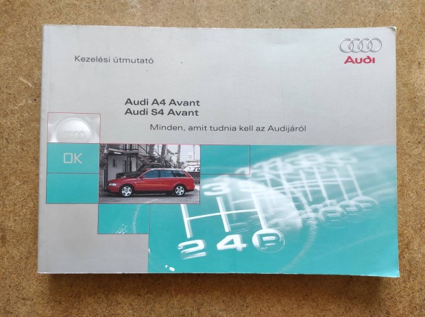 Audi A4 s S4 kezelsi utasts. 1998.11-