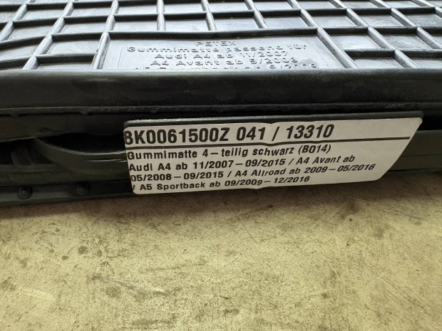 Audi A4 gumi sz�nyeg-szett