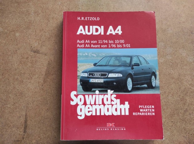 Audi A4 javtsi karbantartsi knyv