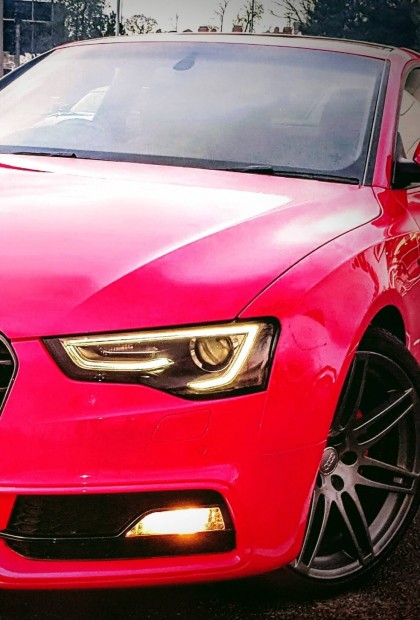 Audi A5 spline black edition első lámpa gyári jobbos balos