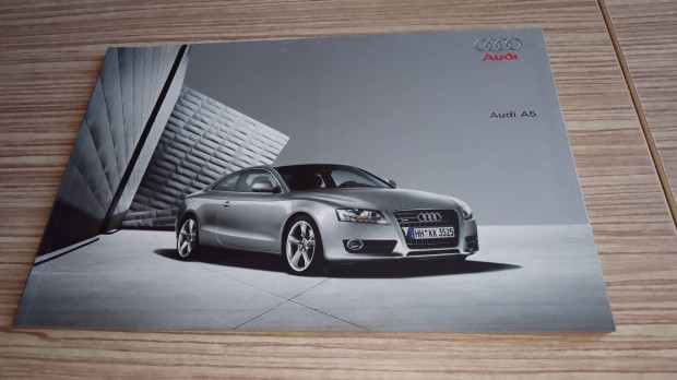 Audi A5 coupe (2007) prospektus, katalgus.