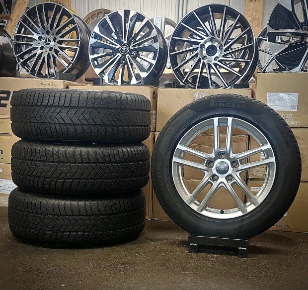 Audi A6 17zoll alufelnik újszerű téli gumikkal Pirelli