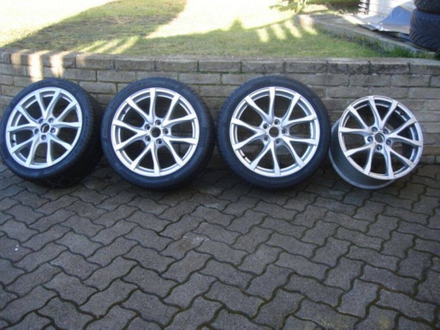 Audi A6 4F Alukerék garnitúra gyári felni 8Jx18 H2 ET48 4F0601025CD Gu