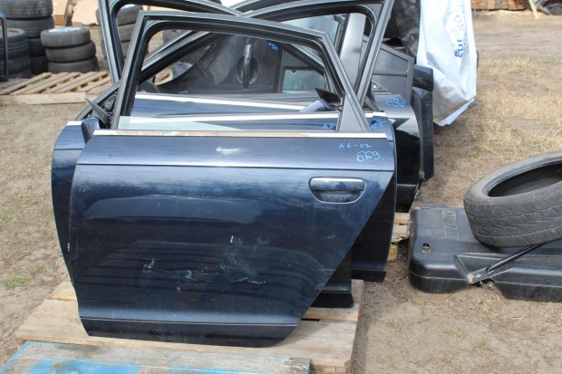 Audi A6 (4F) bal hátsó ajtó komplett (669.)