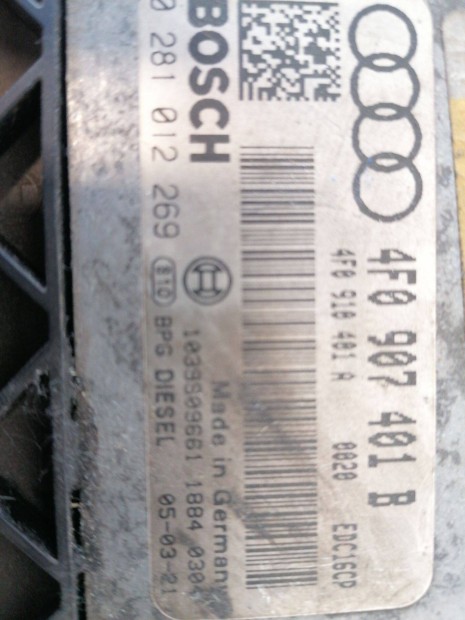 Audi A6 motorvezérlő (4f0907401b)