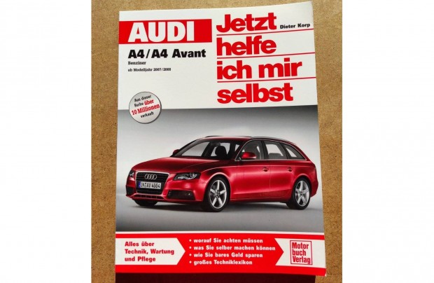 Audi A 4 Benzin kezelési javítási karbantartási könyv