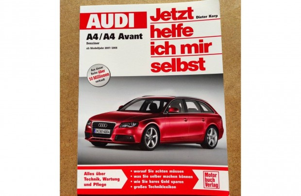 Audi A 4 Benzin kezelsi javtsi karbantartsi knyv