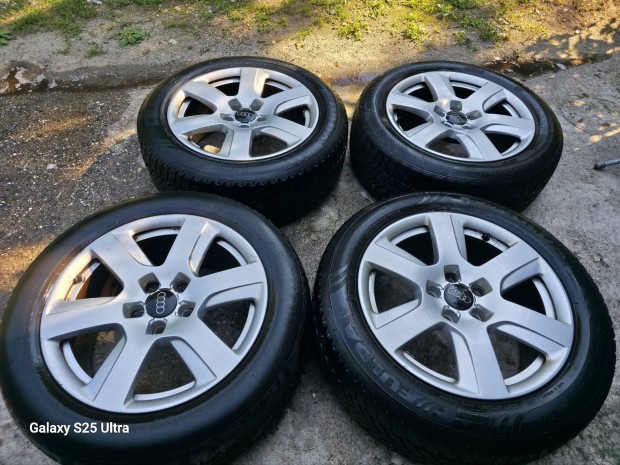 Audi Alufelnik Téligumikkal 5x112 225/55R17