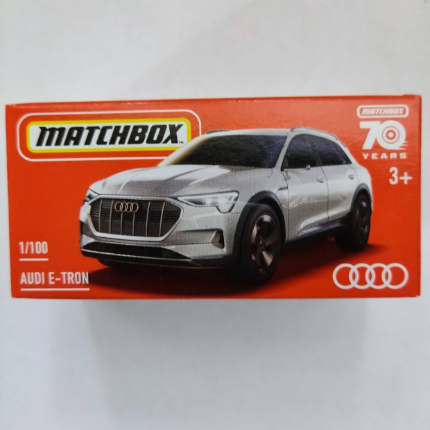 Audi E-Tron Matchbox 1:64 mretarnyos modellaut s jtkaut