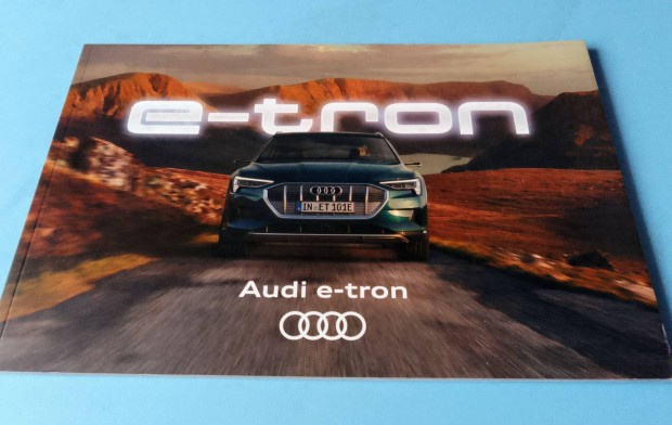 Audi E-tron (2019) magyar prospektus, katalgus.