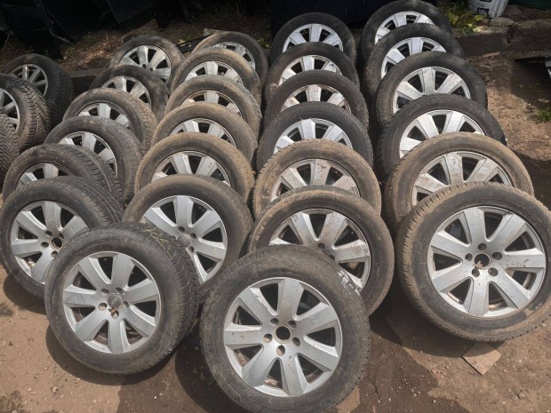 Audi Gyri 16" Alufelni Garnitra Tli Nyri gumival A6 4F C6
