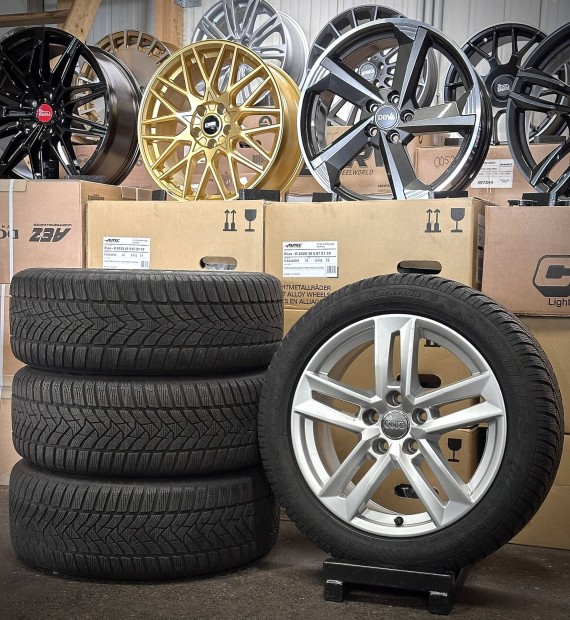 Audi Gyári 17 zoll alufelnik téli gumikkal