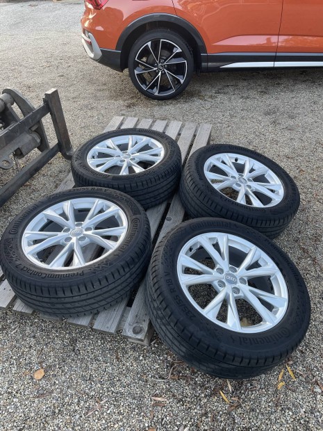 Audi Q3 5x112 alufelni 235/55 R18 tli nyri gumi